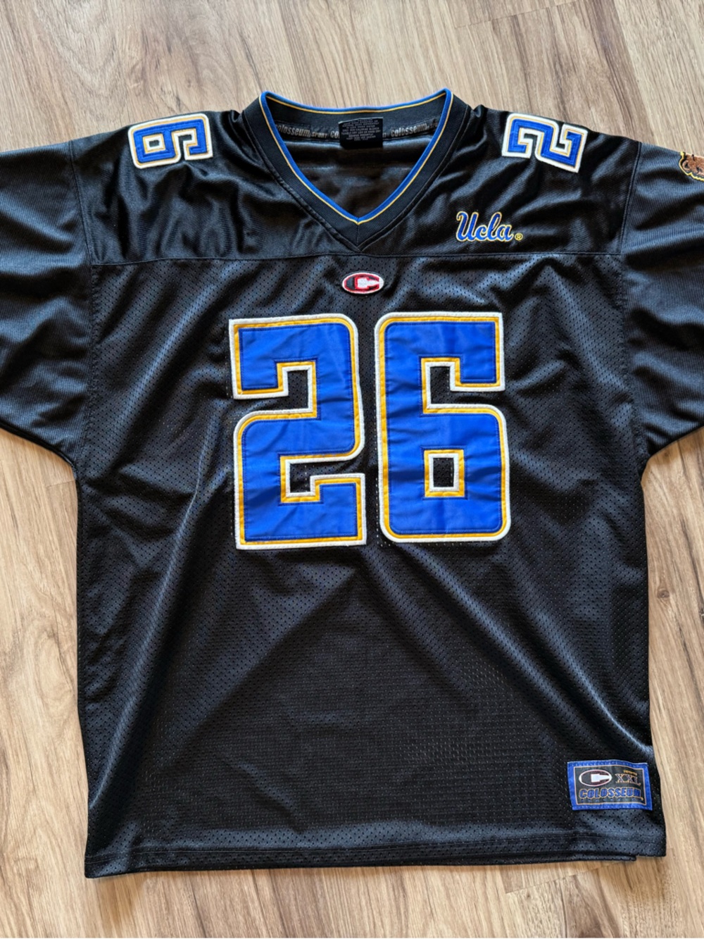 Colosseum UCLA Bruins Black Jersey with Blue and Gold Trim